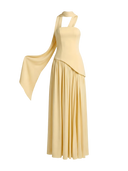 Nera-Asymmetry Slit Dress