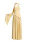Nera-Asymmetry Slit Dress