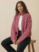 Leni-Warm Stripe Top