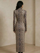 Lira-Leopard Maxi Dress
