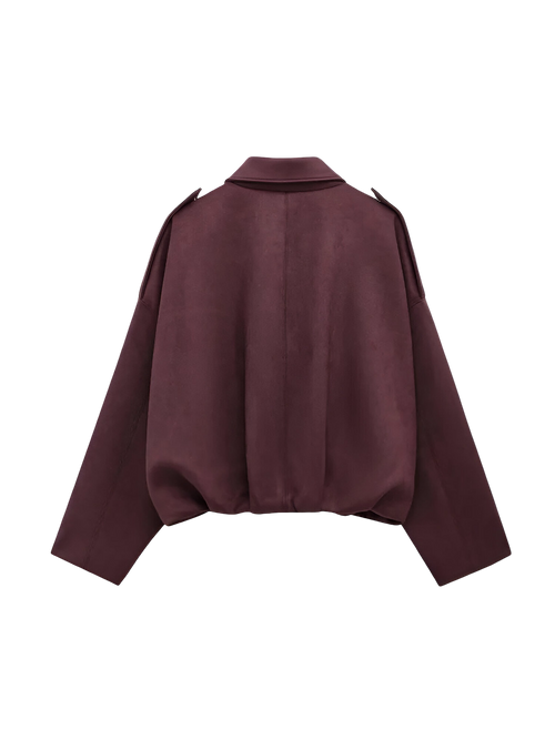 Lena-Soft Crop Jacket