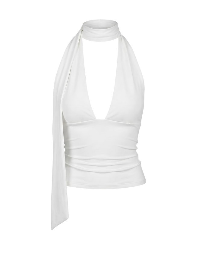 Alma-Scarf Halter Top - Vessita