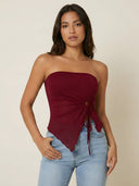 Lyra-Tie Front Tube Top