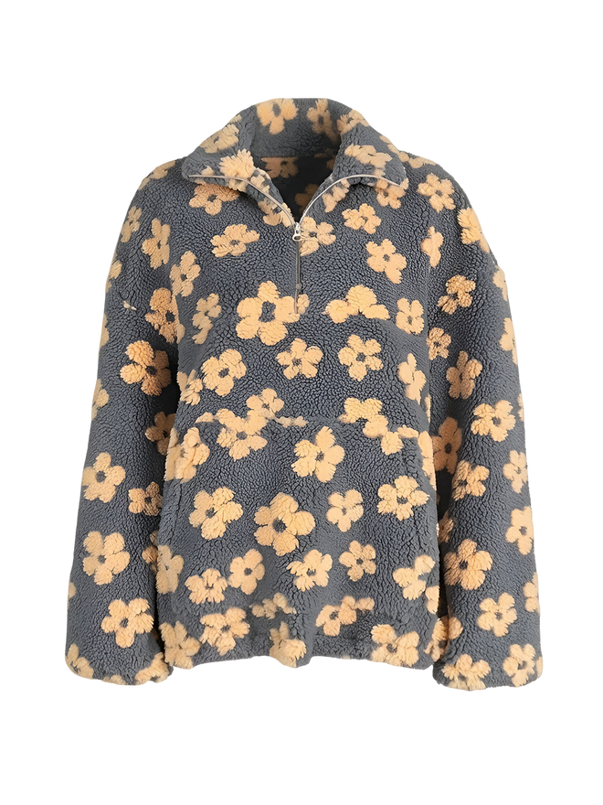 Lina-Floral Fleece