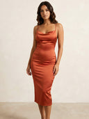 Naya-Luxe Midi Dress - Vessita