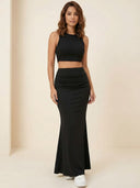Mira-Luxe Maxi Skirt