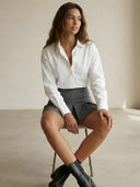 Rhea-Luxe Pleat Skirt