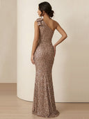 Lia-One Shoulder Gown