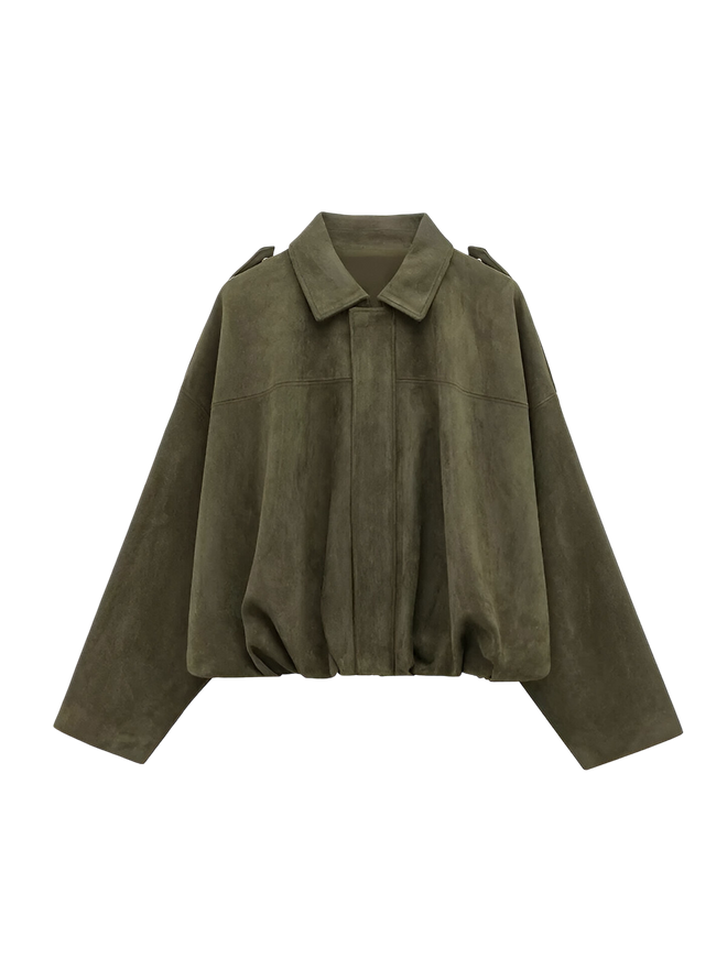Lena-Soft Crop Jacket