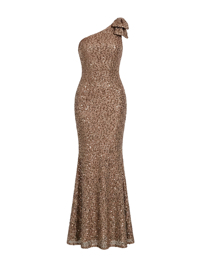 Lia-One Shoulder Gown