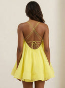 Ziva-Flowy Mini Dress