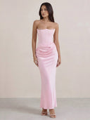 Alba-Drape Maxi Gown