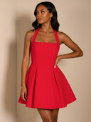 Solei-Halter Mini Dress