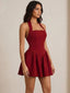 Eli-Halter Mini Dress - Vessita