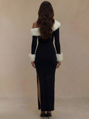 Lila-Winter Fur Dress