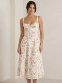 Amelia-Floral Midi Dress