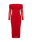 Elora-Mesh Midi Dress - Vessita