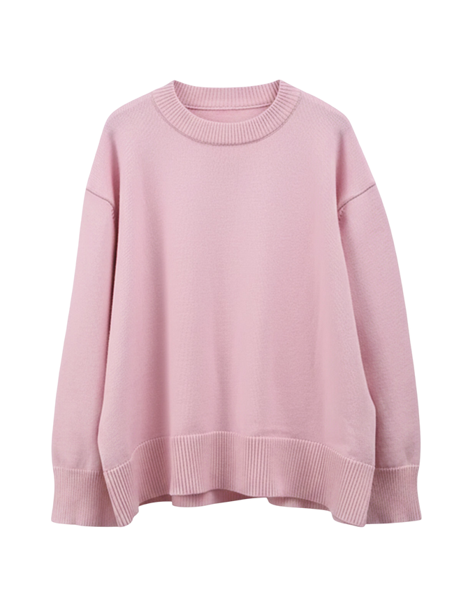 Lova–Soft Blush Sweater - Vessita