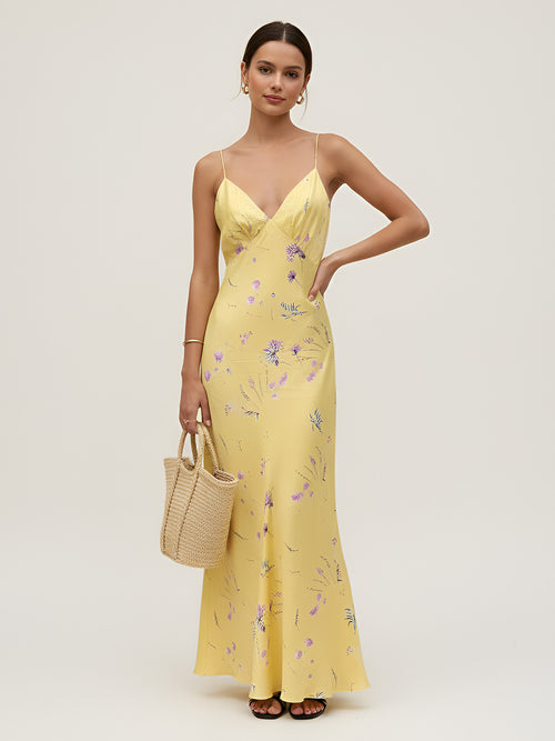 Lillian-Floral Slip Dress