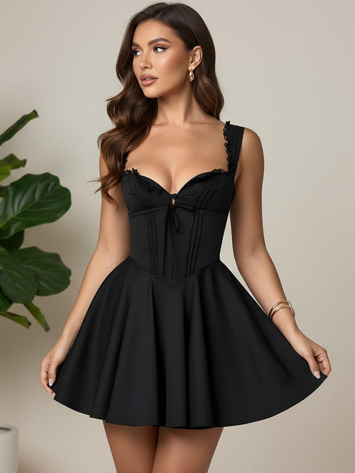 Elsa-Corset Flare Dress