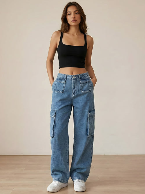 Noya–Street Cargo Pants - Vessita