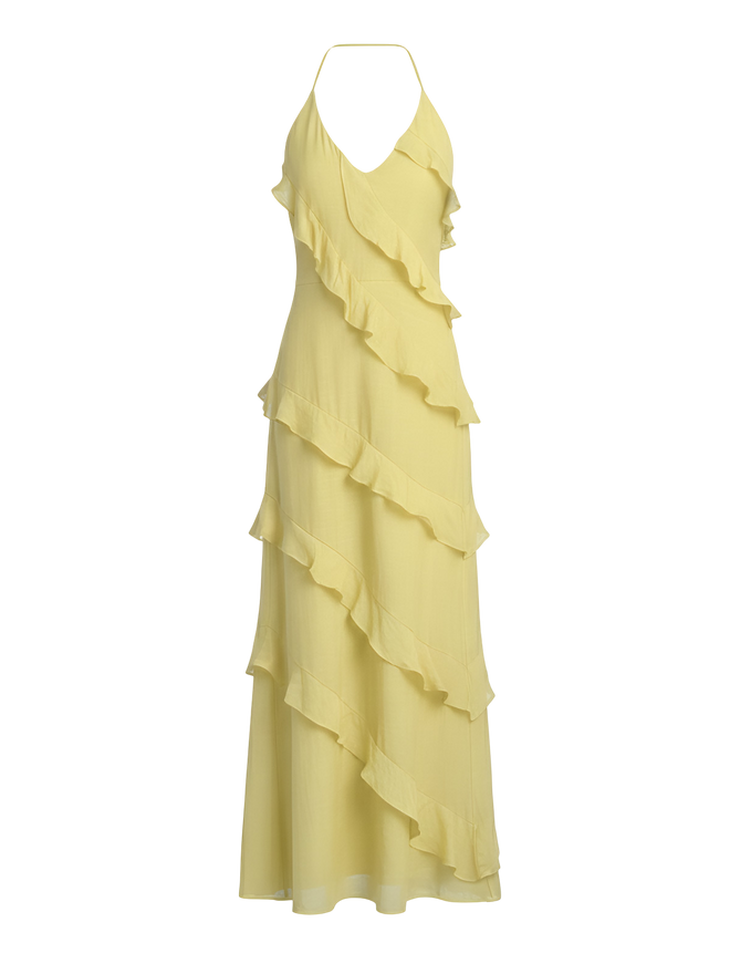 Mara–Flow Ruffle Maxi - Vessita