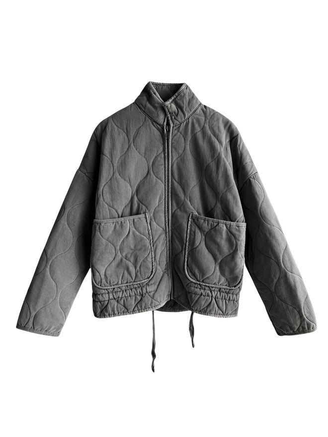 Vina-Quilted Zip Jacket