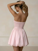 Ray-Strapless Glow Dress