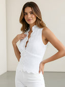 Vera-Vintage Halter Top