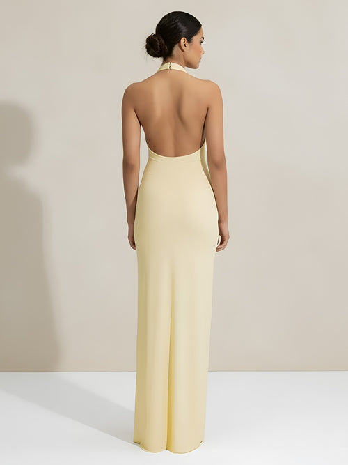 Dahlia-Flare Detail Gown