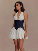 Talia-Two Tone Halter