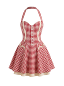 Hana-Corset Flare Dress