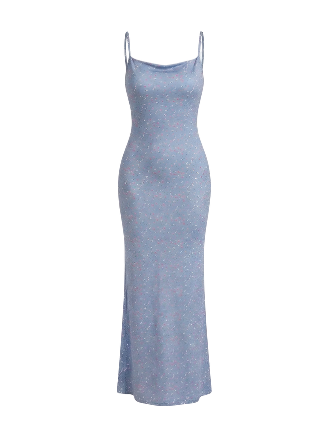 Elina-Floral Slip Maxi