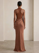 Noelle-Sculpt Maxi Dress - Vessita