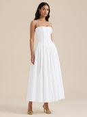 Zeni-Corset Maxi Dress - Vessita