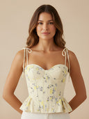 Lila-Flower Corset