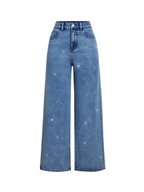 Lia-Glow Wide Jeans
