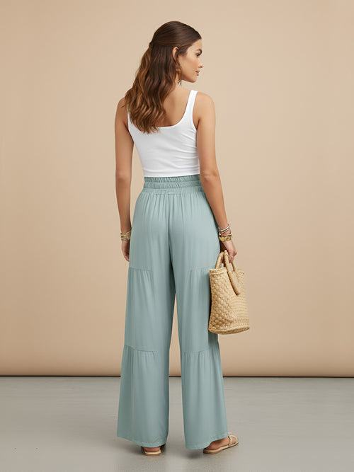 Vera–Boho Flow Pants - Vessita