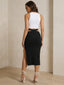 Veya–Sculpt Cut Skirt - Vessita