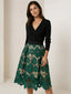 Liora–Floral Lace Skirt - Vessita