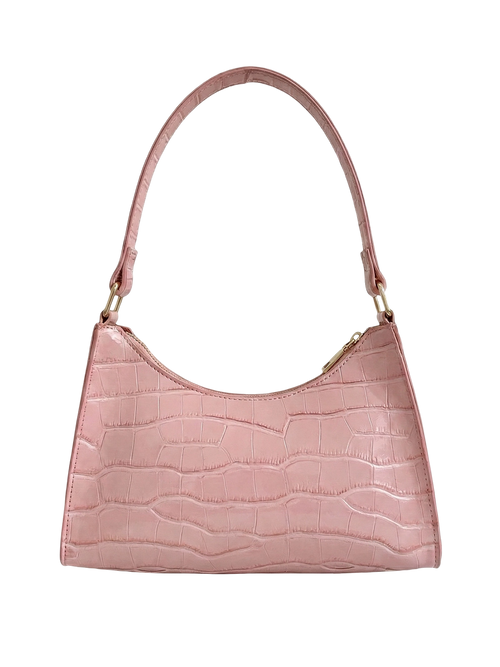 Nora-Glossy Croc Bag