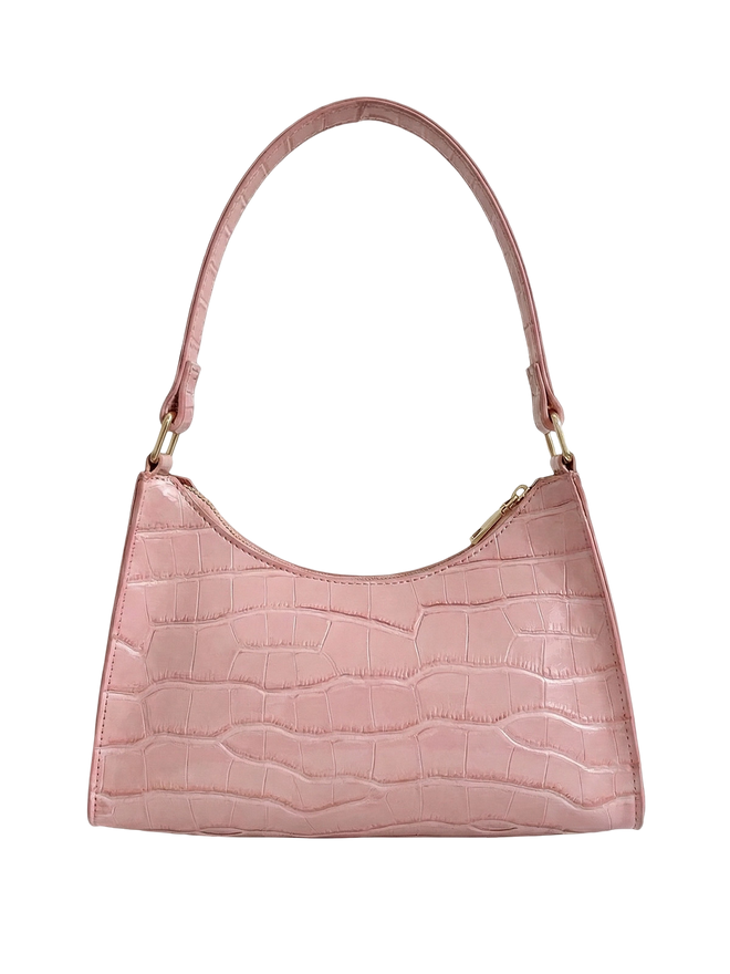 Nora-Glossy Croc Bag