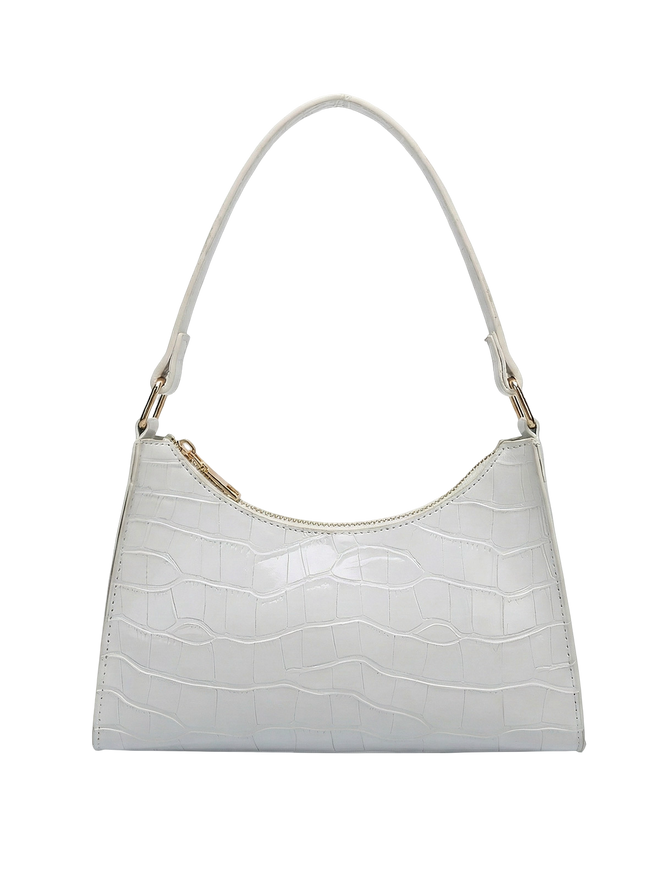 Nora-Glossy Croc Bag