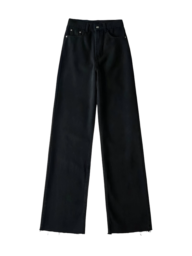 Lina–Classic Wide Denim - Vessita
