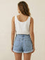 Pia-Luxe Denim Shorts