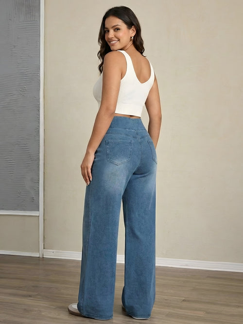 Nora-Luxe Wide Jeans