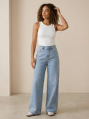 Lia-Glow Wide Jeans