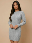 Lena–Cable Knit Mini - Vessita