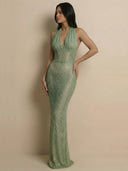 Esme-Deep V Gown