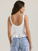 Tina-Ribbon Corset Top
